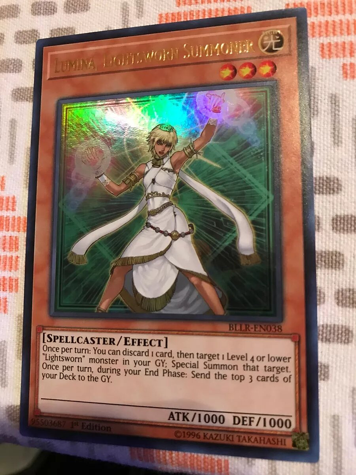 Lumina, Lightsworn Summoner - BLLR-EN038 - Ultra Rare 1st Edition 1