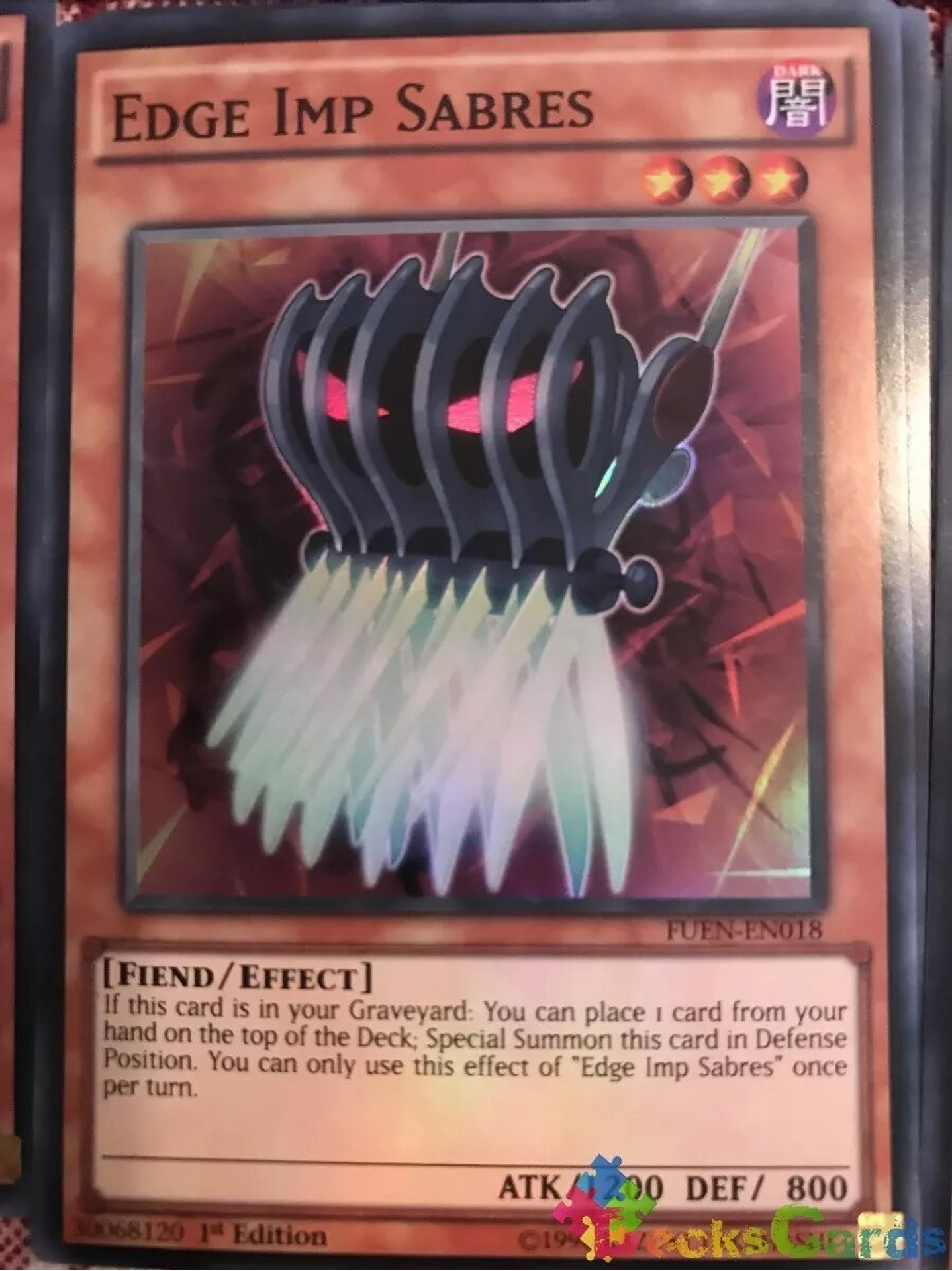 Edge Imp Sabres - FUEN-EN018 - Super Rare 1st Edition 1