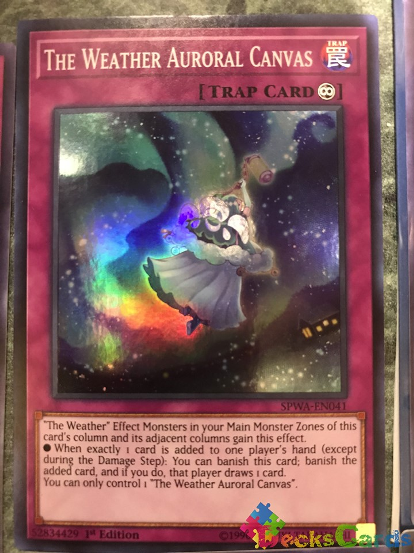 The Weather Auroral Canvas - SPWA-EN041 - Super Rare 1st Edition 1