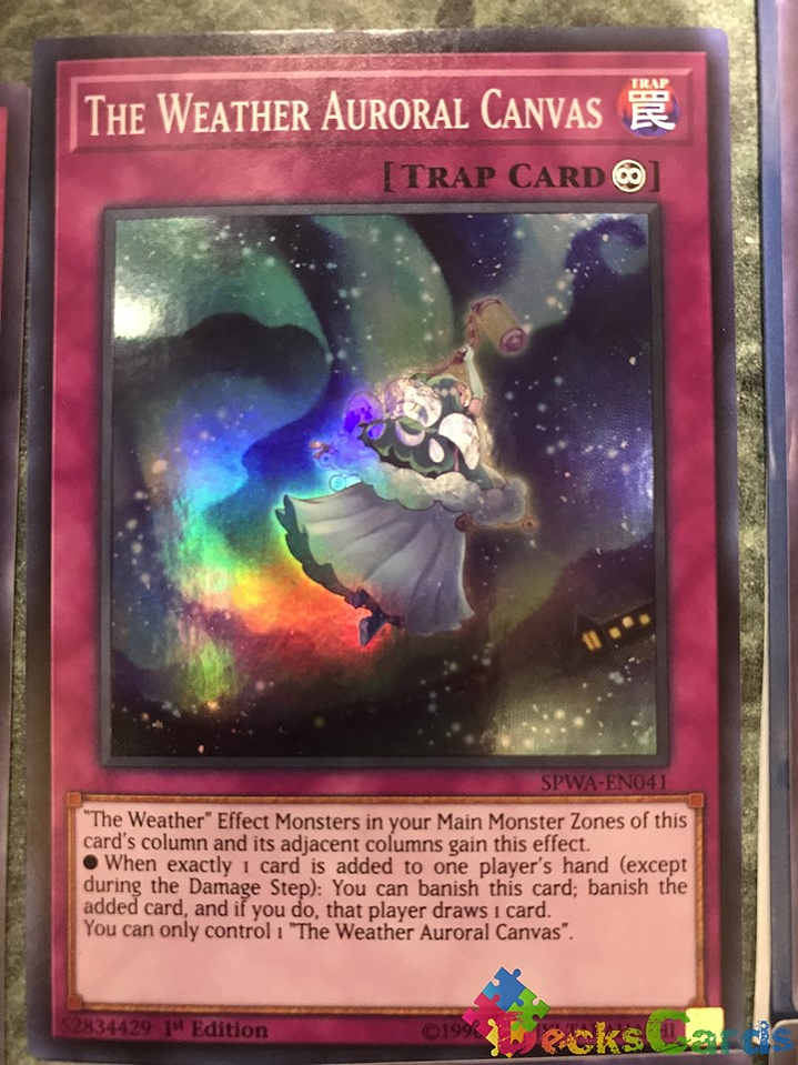 The Weather Auroral Canvas - SPWA-EN041 - Super Rare 1st Edition 1