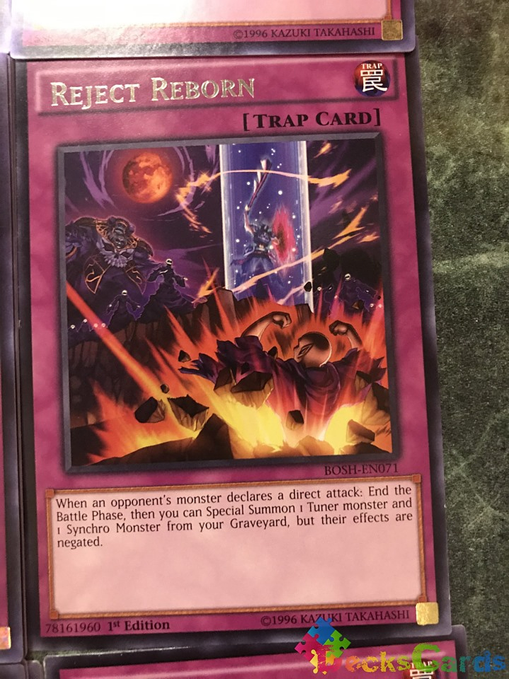 Reject Reborn - BOSH-EN071 - Rare 1st Edition 1