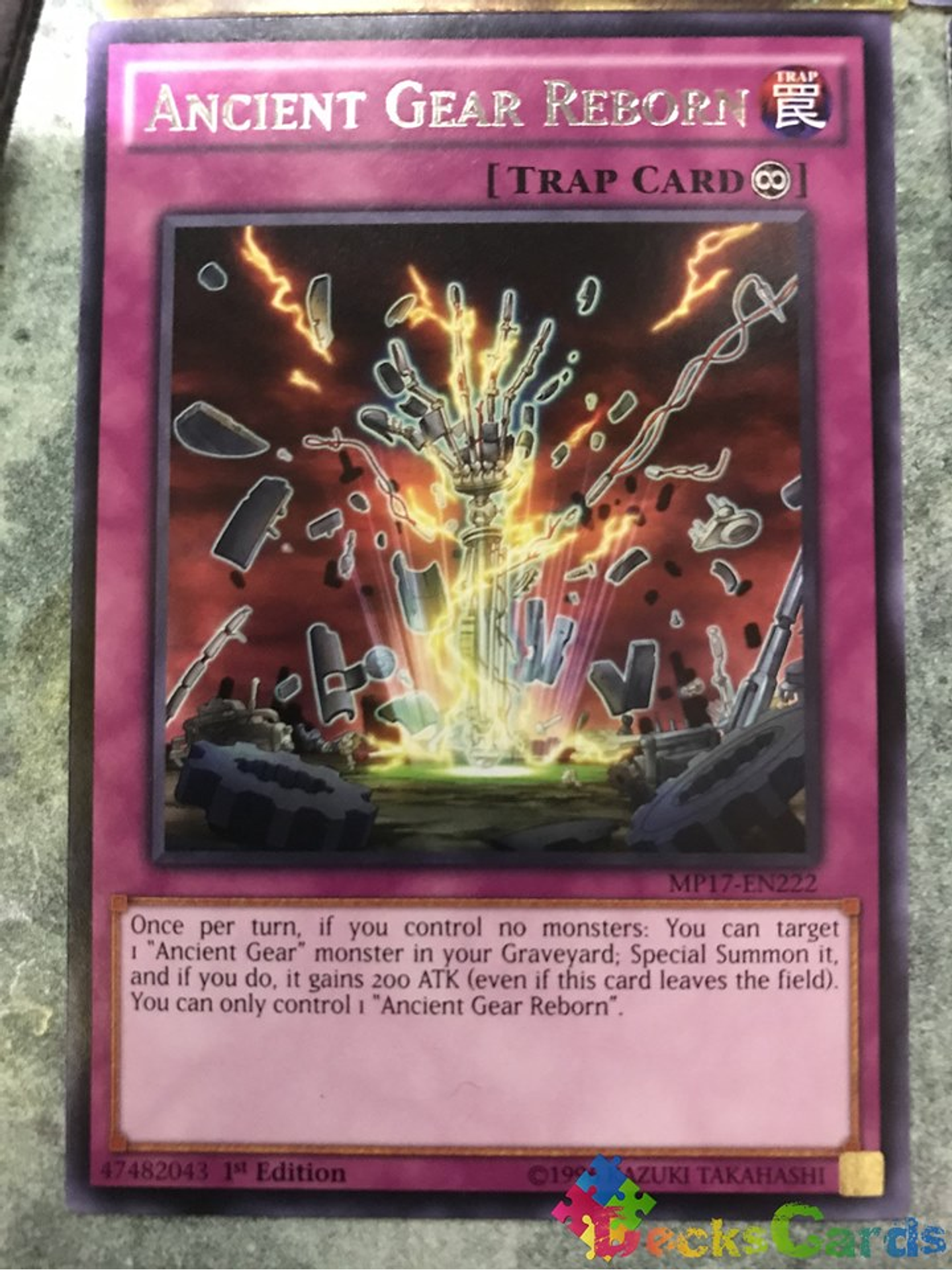 Ancient Gear Reborn - MP17-EN222 - Rare 1st Edition 1