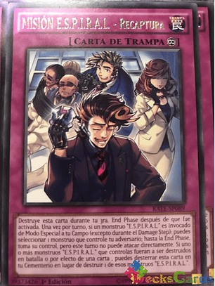 SPYRAL MISSION - Recapture - RATE-EN089 - Rare 1st Edition