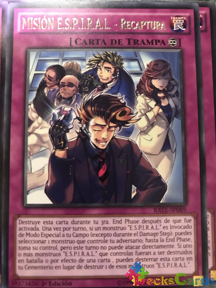 SPYRAL MISSION - Recapture - RATE-EN089 - Rare 1st Edition 1