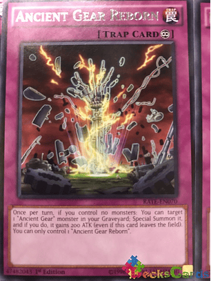 Ancient Gear Reborn - RATE-EN070 - Rare 1st Edition