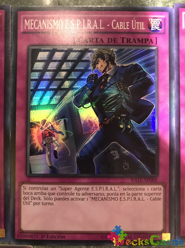 SPYRAL GEAR - Utility Wire - RATE-EN088 - Super Rare 1st Edition 1