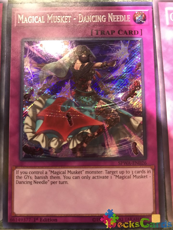Magical Musket - Dancing Needle - SPWA-EN026 - Secret Rare 1st Edition 1