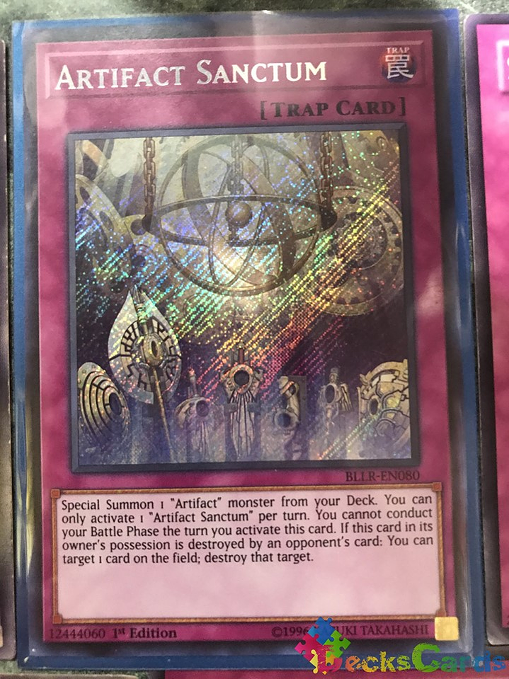 Artifact Sanctum - BLLR-EN080 - Secret Rare 1st Edition 1