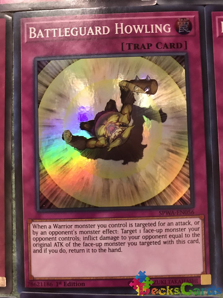 Battleguard Howling - SPWA-EN056 - Super Rare 1st Edition 1