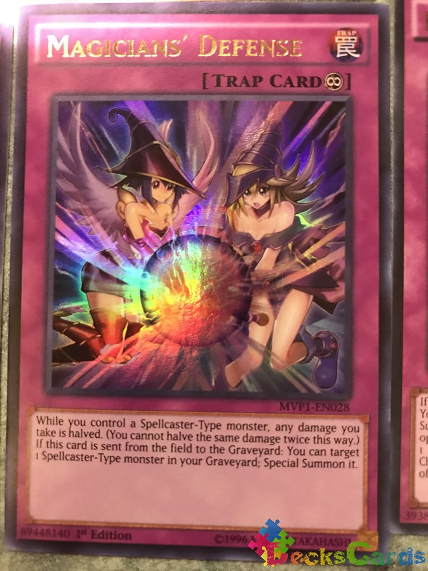Magicians' Defense - MVP1-EN028 - Ultra Rare 1st Edition 1