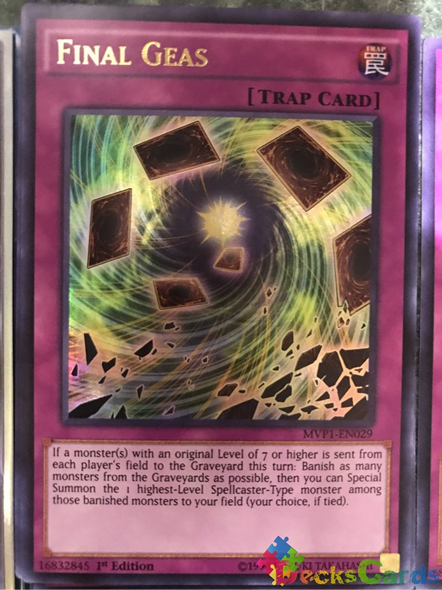 Final Geas - MVP1-EN029 - Ultra Rare 1st Edition 1