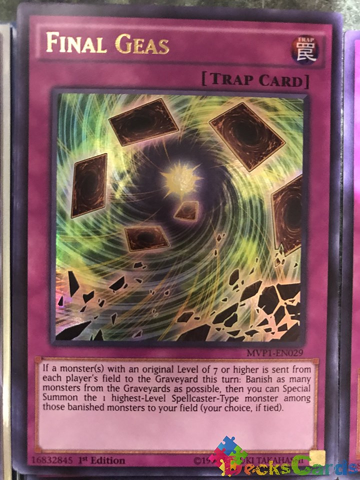 Final Geas - MVP1-EN029 - Ultra Rare 1st Edition 1