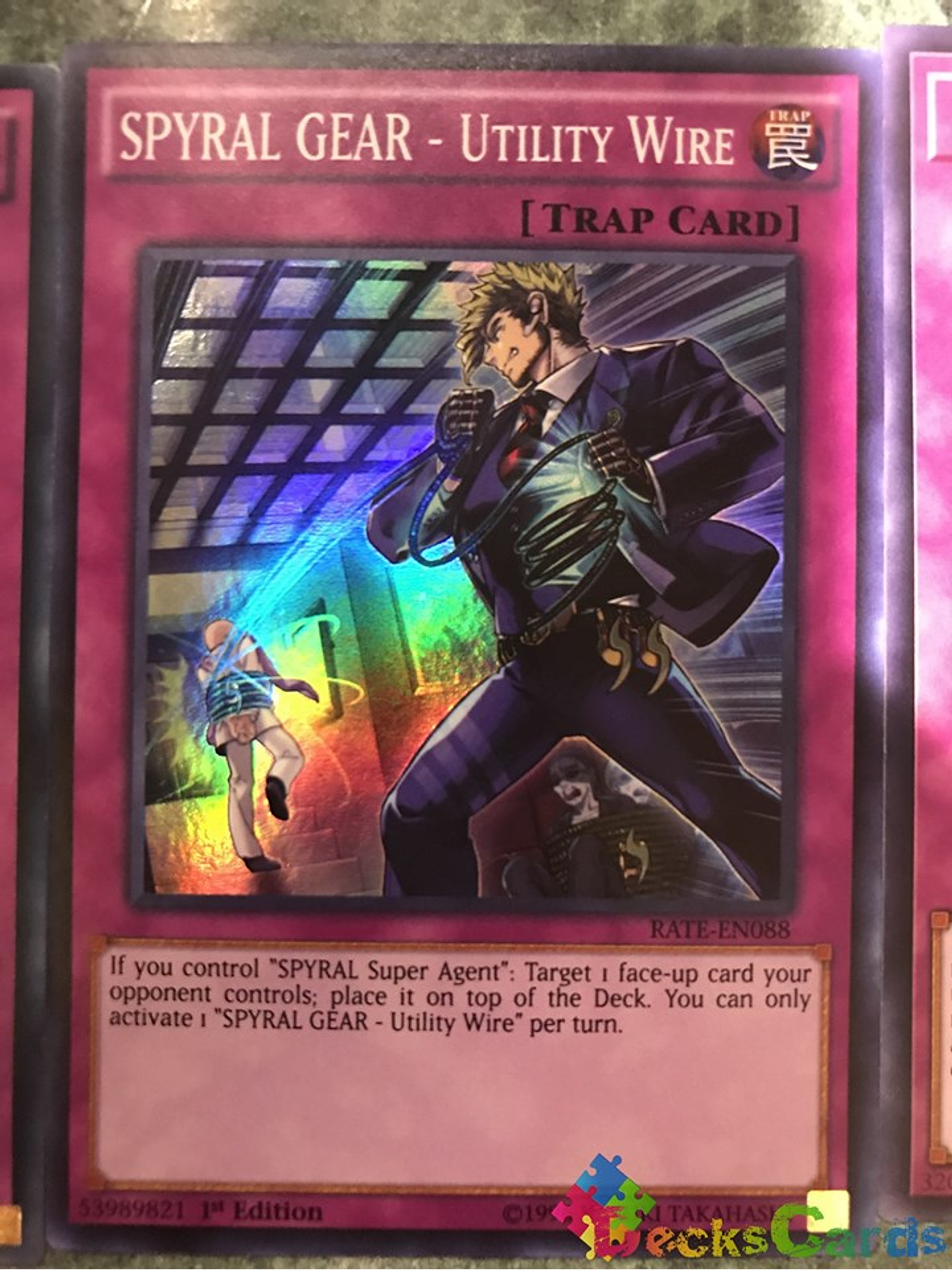 SPYRAL GEAR - Utility Wire - RATE-EN088 - Super Rare 1st Edition 2