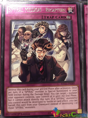 SPYRAL MISSION - Recapture - RATE-EN089 - Rare 1st Edition