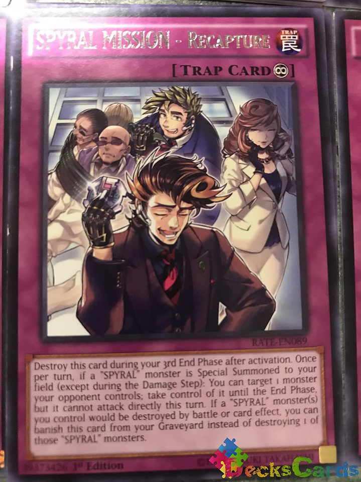 SPYRAL MISSION - Recapture - RATE-EN089 - Rare 1st Edition 2
