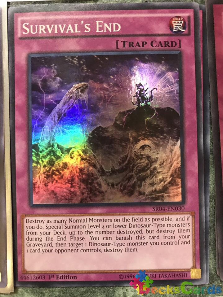 Survival's End - SR04-EN030 - Super Rare 1st Edition 1