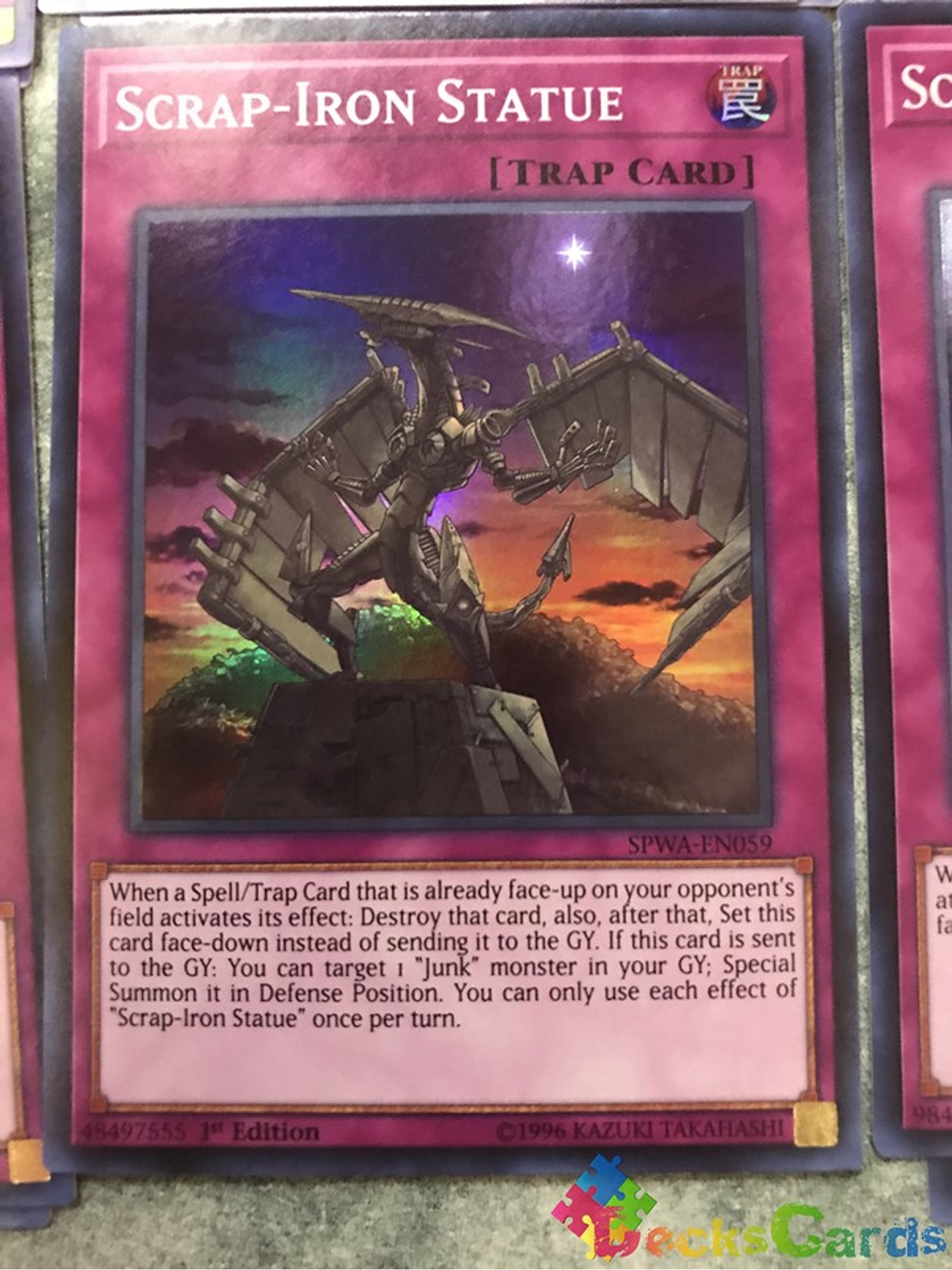 Scrap-Iron Statue - SPWA-EN059 - Super Rare 1st Edition 1