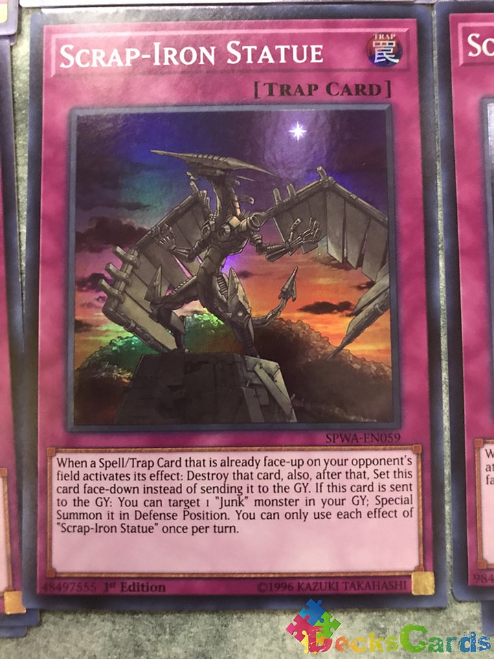 Scrap-Iron Statue - SPWA-EN059 - Super Rare 1st Edition 1