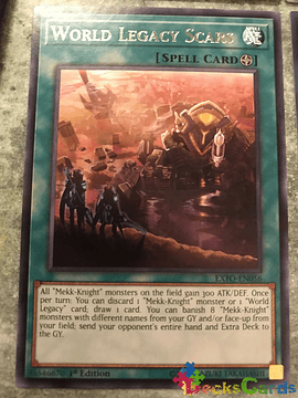World Legacy Scars - EXFO-EN056 - Rare 1st Edition