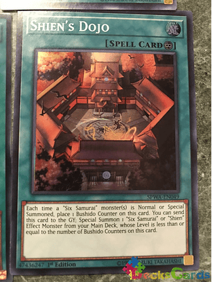 Shien's Dojo - SPWA-EN049 - Super Rare 1st Edition