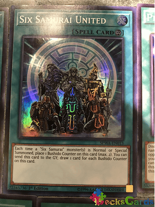 Six Samurai United - SPWA-EN013 - Super Rare 1st Edition