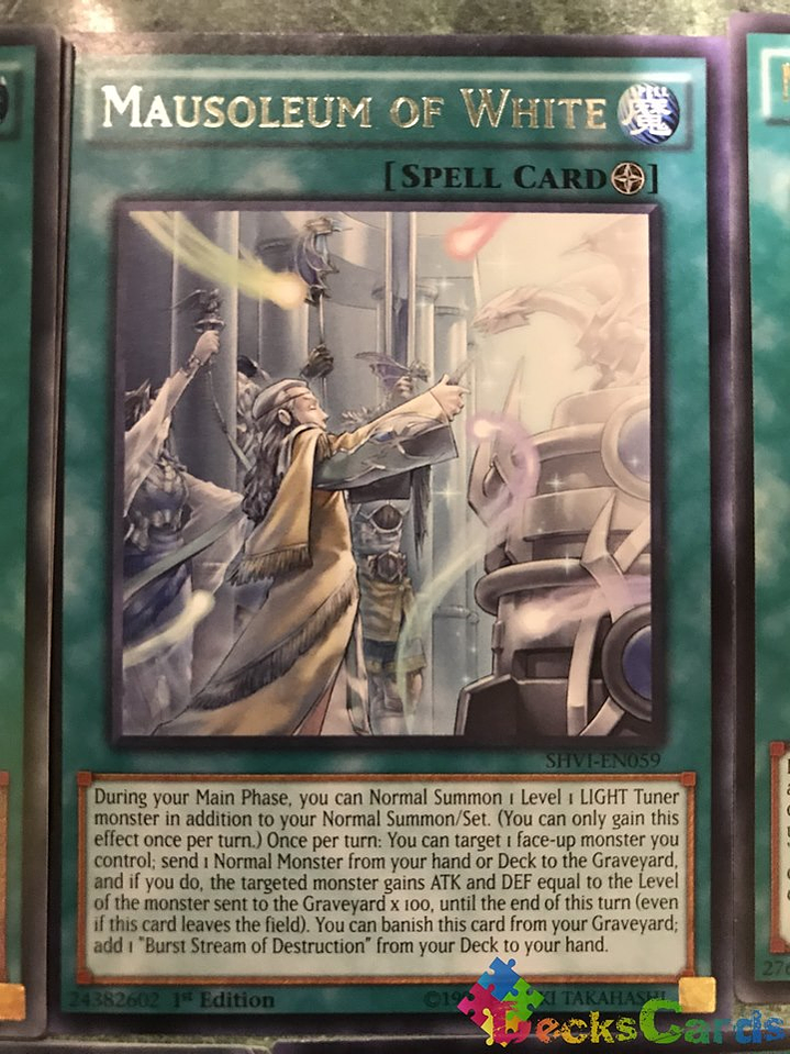 Mausoleum of White - SHVI-EN059 - Rare 1st Edition 2