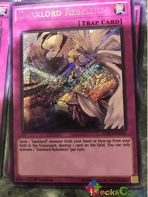 Darklord Rebellion - DESO-EN036 - Secret Rare 1st Edition