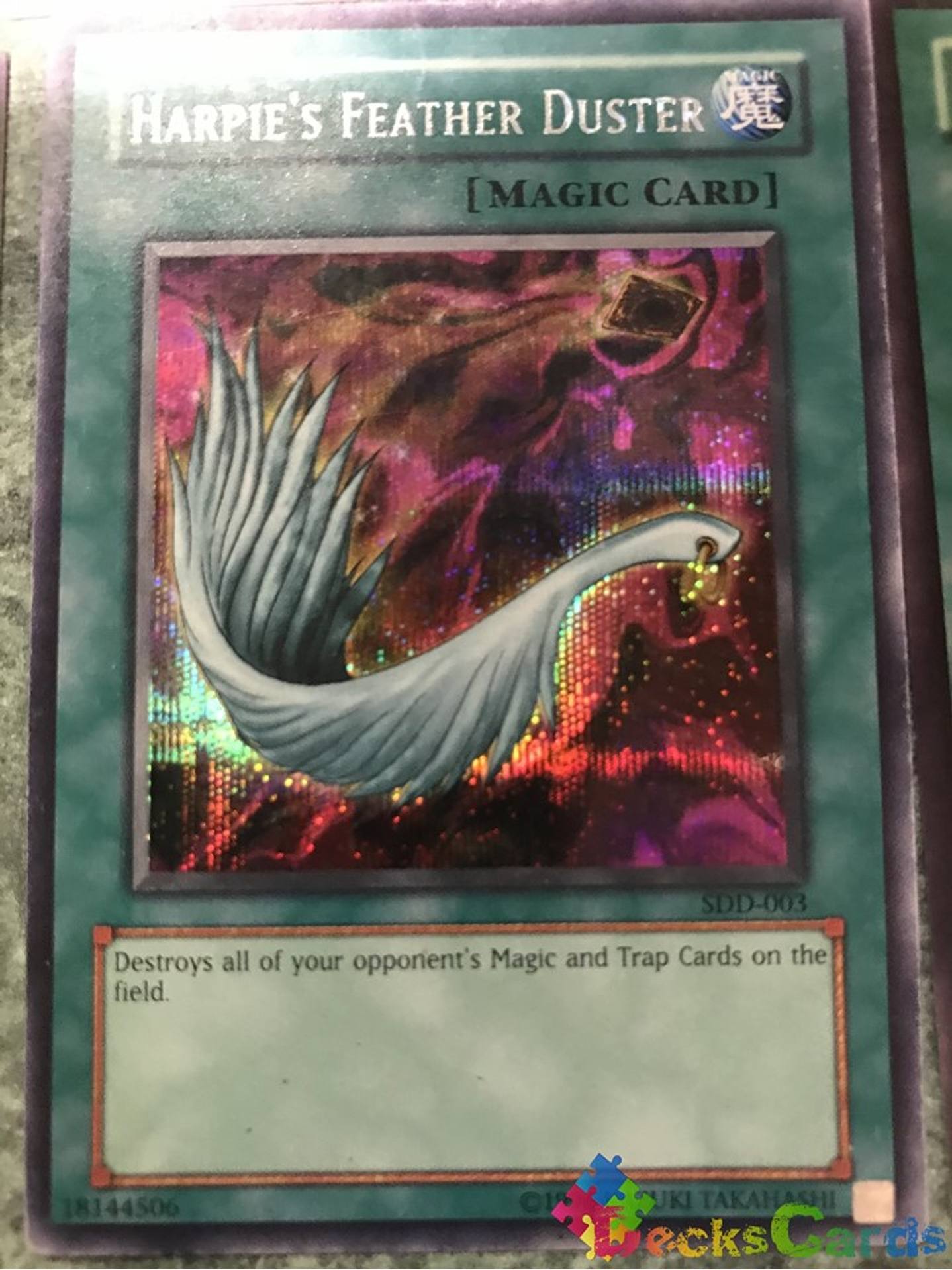 Harpie's Feather Duster - SDD-003 - Secret Rare 1