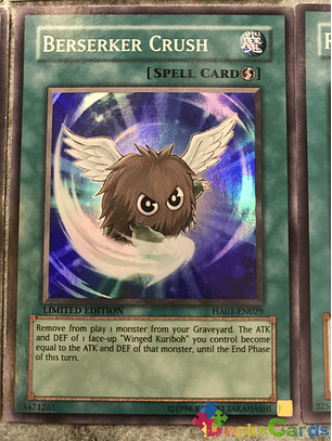 Berserker Crush - HA01-EN029 - Super Rare 1st Edition