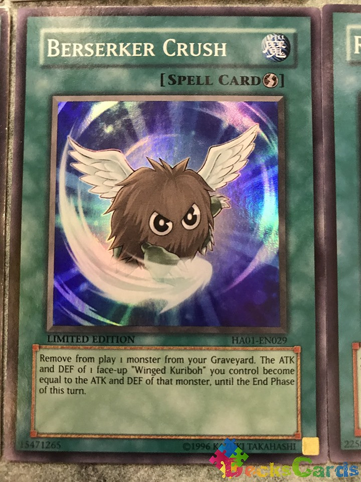 Berserker Crush - HA01-EN029 - Super Rare 1st Edition 1