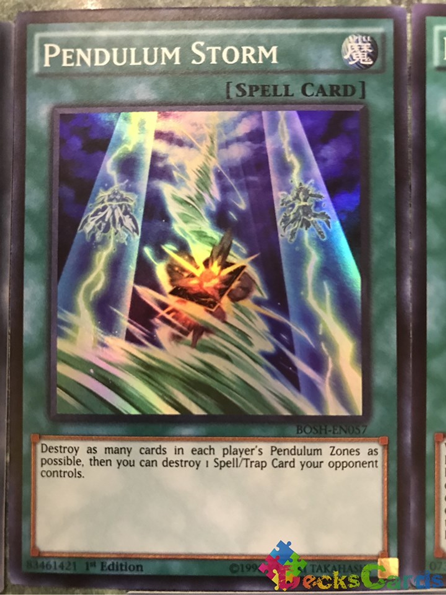 Pendulum Storm - BOSH-EN057 - Super Rare 1st Edition 1