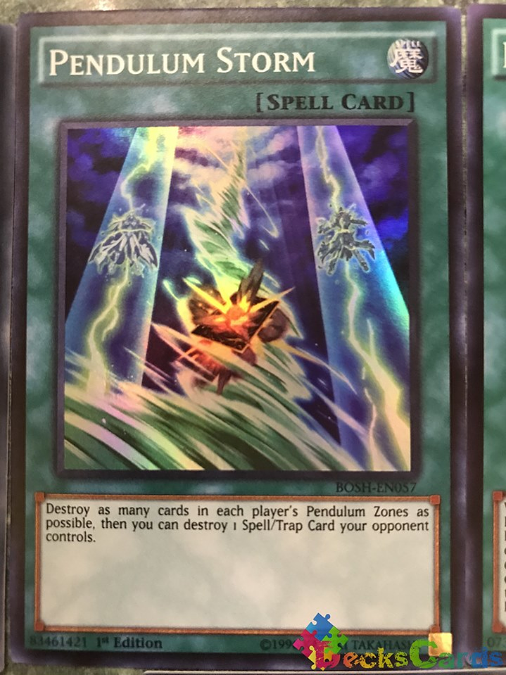 Pendulum Storm - BOSH-EN057 - Super Rare 1st Edition 1