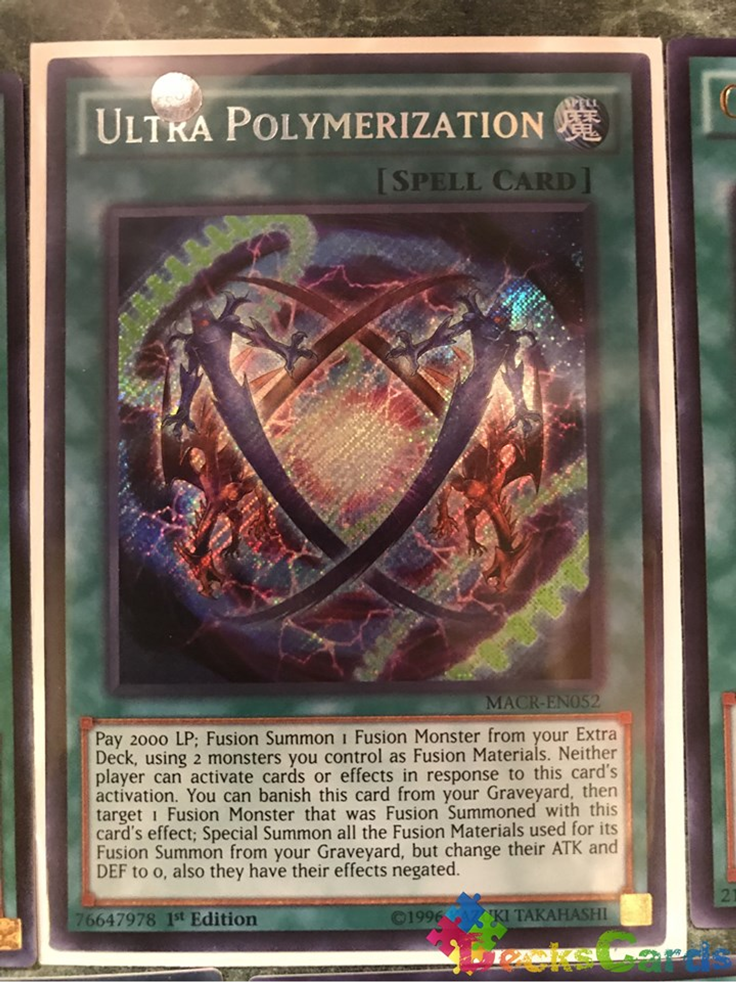 Ultra Polymerization - MACR-EN052 - Secret Rare 1st Edition 1