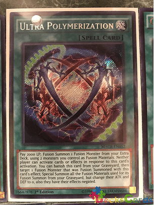 Ultra Polymerization - MACR-EN052 - Secret Rare 1st Edition