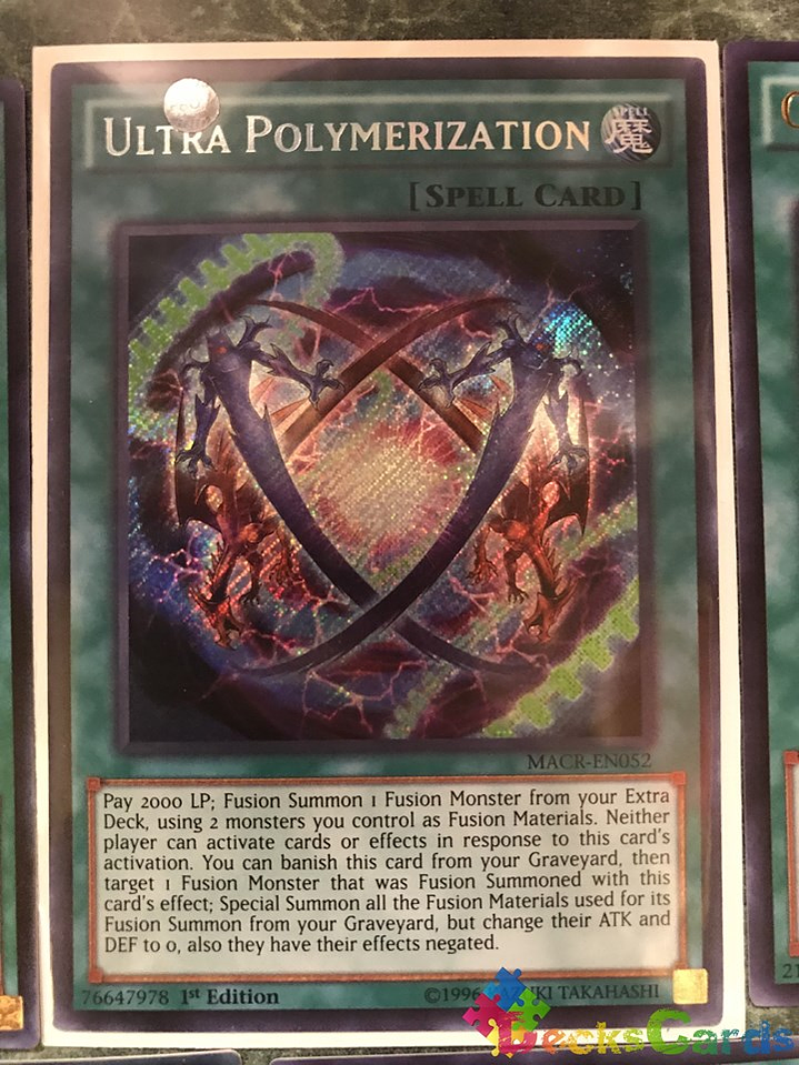 Ultra Polymerization - MACR-EN052 - Secret Rare 1st Edition 1