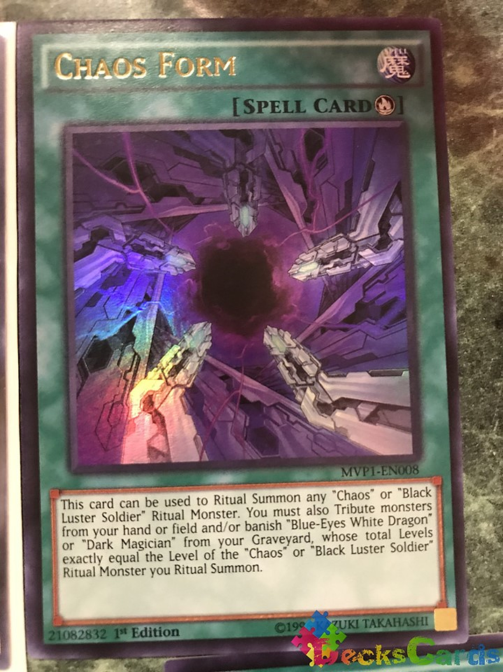 Chaos Form - MVP1-EN008 - Ultra Rare 1st Edition 1