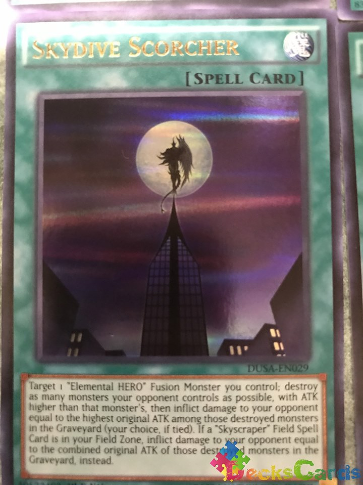 Skydive Scorcher - DUSA-EN029 - Ultra Rare 1st Edition 1