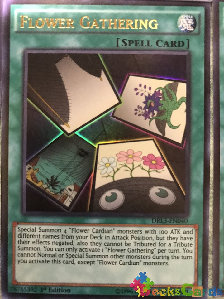 Flower Gathering - DRL3-EN040 - Ultra Rare 1st Edition 1