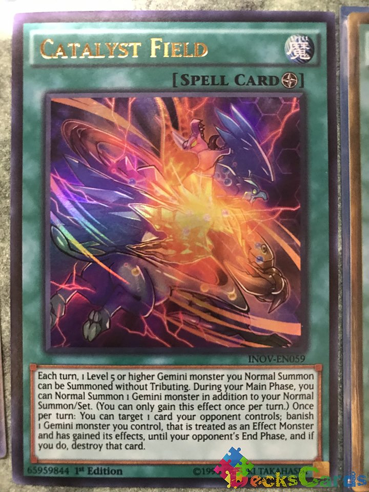 Catalyst Field - INOV-EN059 - Ultra Rare 1st Edition 1