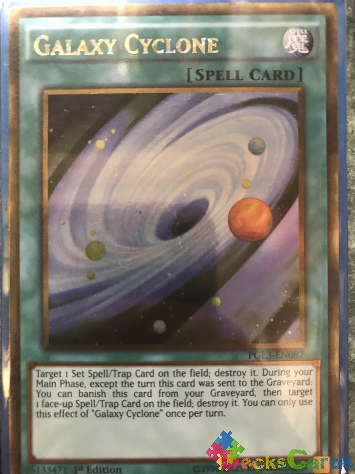 Galaxy Cyclone - PGL3-EN087 - Gold Rare 1st Edition 1