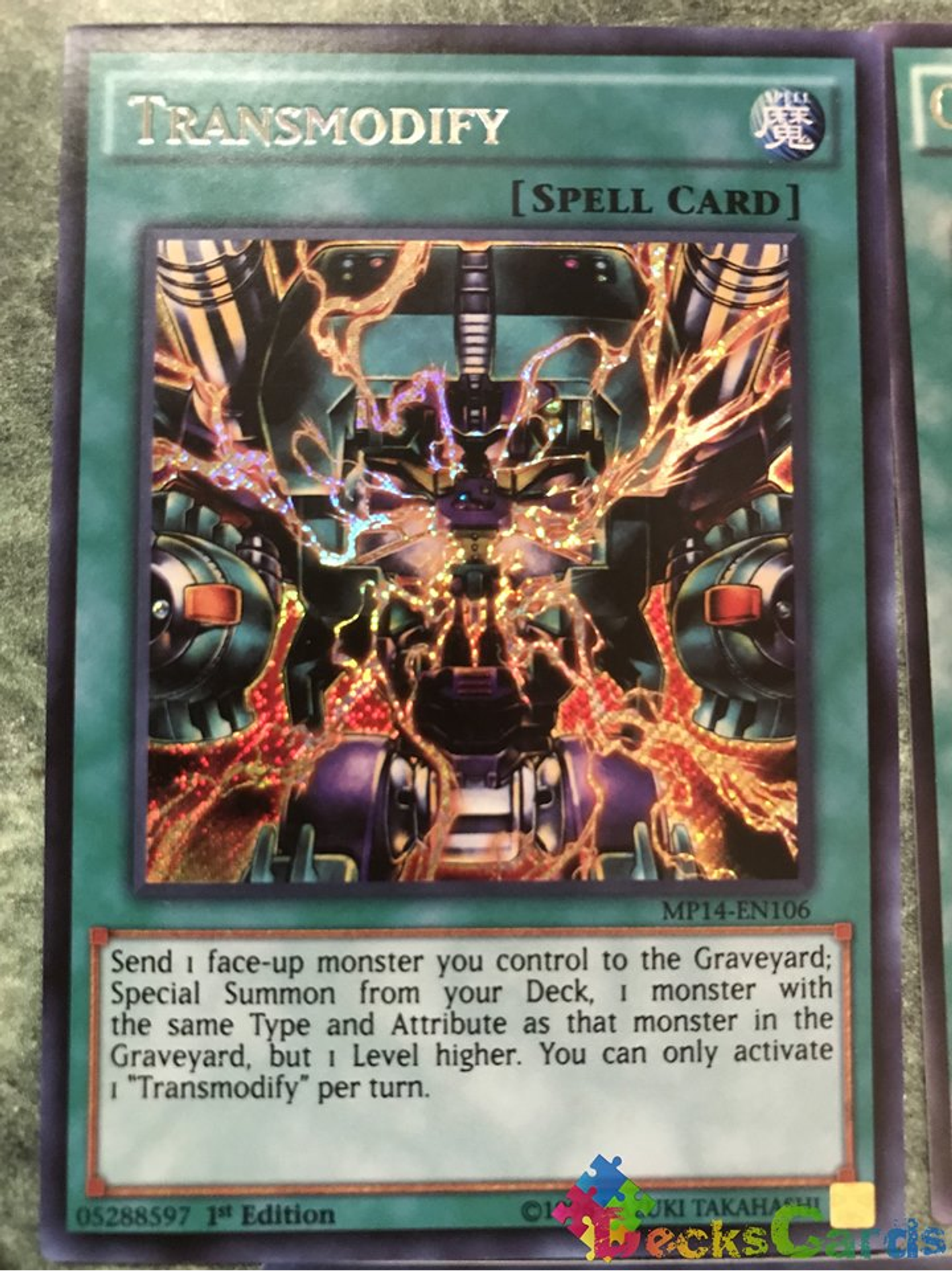 Transmodify - MP14-EN106 - Secret Rare 1st Edition 1