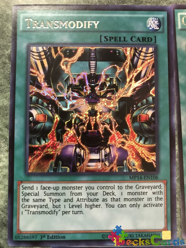 Transmodify - MP14-EN106 - Secret Rare 1st Edition 1