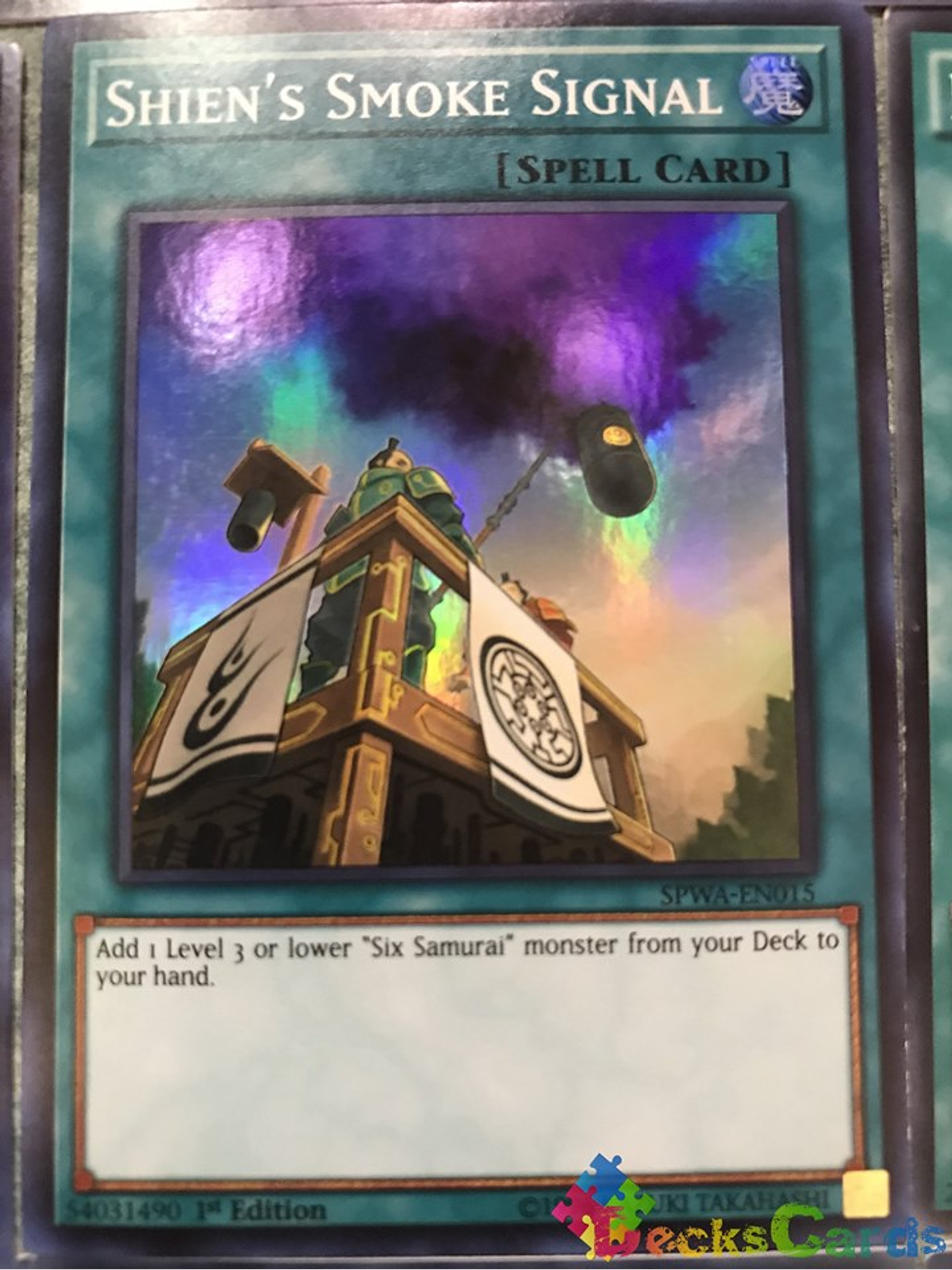 Shien's Smoke Signal - SPWA-EN015 - Super Rare 1st Edition 1