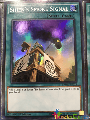 Shien's Smoke Signal - SPWA-EN015 - Super Rare 1st Edition