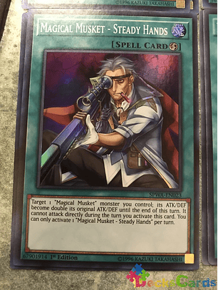 Magical Musket - Steady Hands - SPWA-EN023 - Super Rare 1st Edition