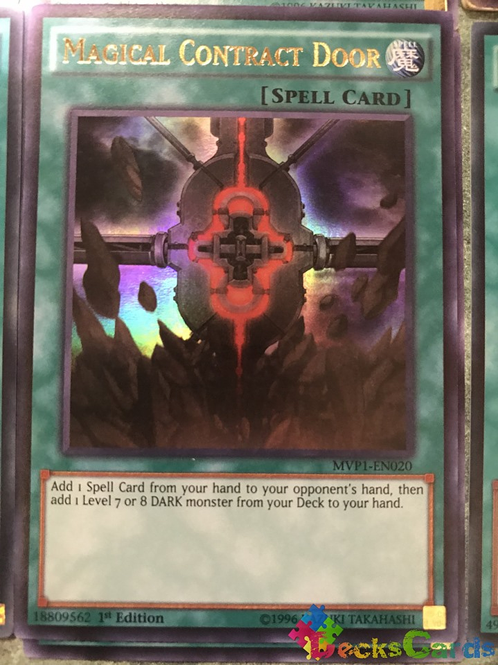 Magical Contract Door - MVP1-EN020 - Ultra Rare 1st Edition 1