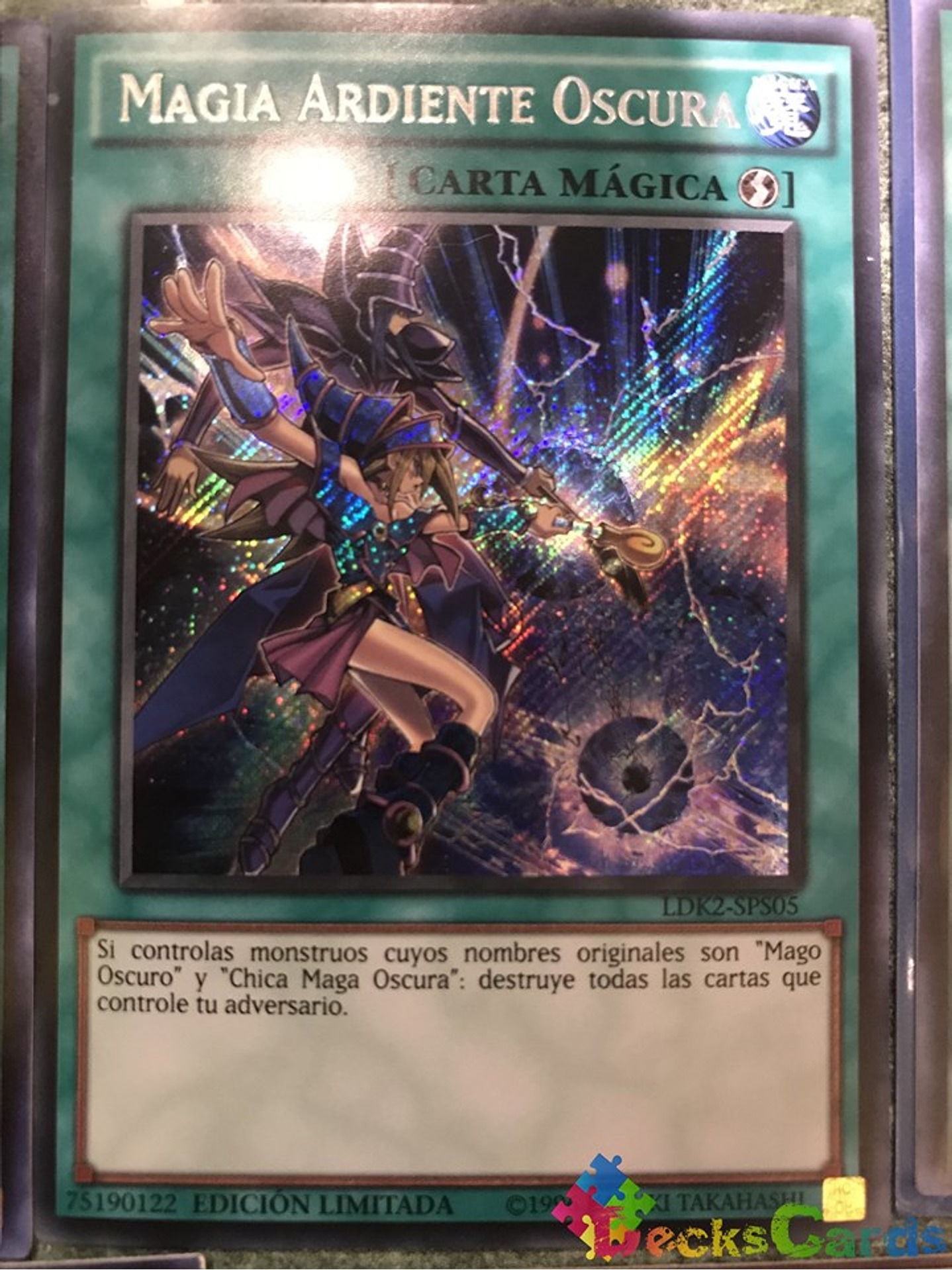 Dark Burning Magic - LDK2-ENS05 - Secret Rare Limited Edition 1
