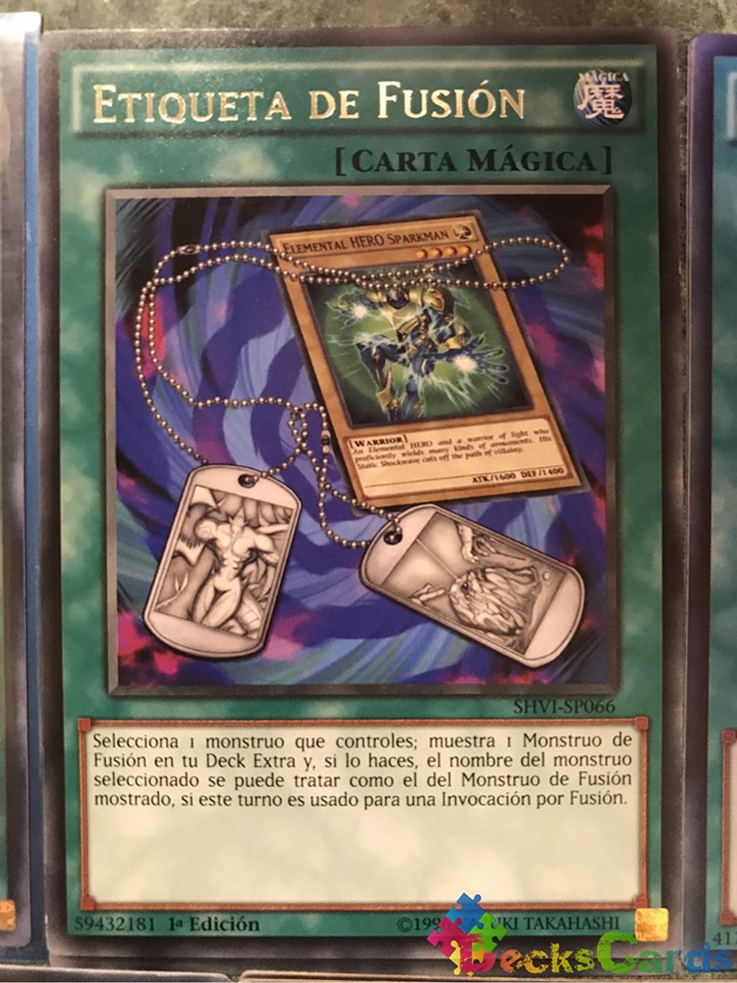Fusion Tag - SHVI-EN066 - Rare 1st Edition 1