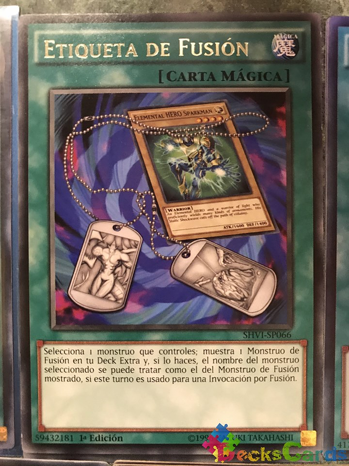 Fusion Tag - SHVI-EN066 - Rare 1st Edition 1