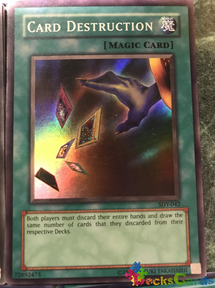 Card Destruction - SDY-042 - Super Rare Unlimited 1